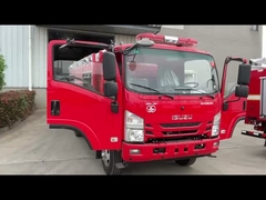 ISUZU camión de bomberos del bosque 4x4 2500L color rojo multifuncional
