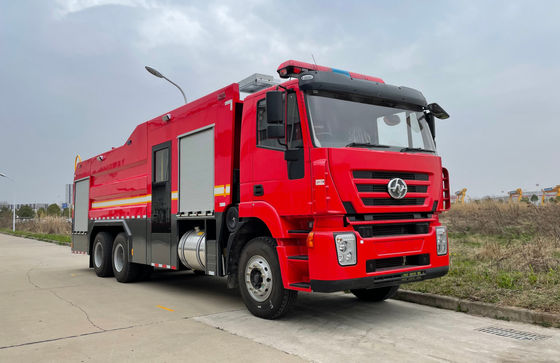 IVECO 6x4 Foam Fire Truck Engine 1000L Capacity For Fire Fighting
