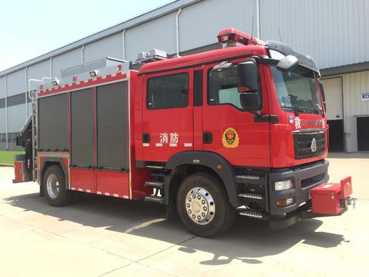 Tipo diesel resistente 4x2 del coche de bomberos del rescate de la emergencia de SITRAK 228kw