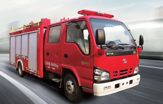 Mini coche de bomberos rápido del rescate de ISUZU para la lucha contra incendios forestales