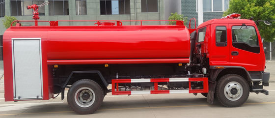 coche de bomberos 177KW 6 del tanque de agua de la capacidad grande 10800L rodado para la lucha contra el fuego