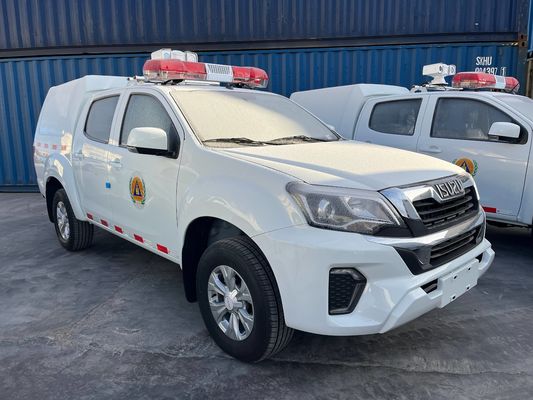 Pickup Pequeño camión de bomberos de rescate de emergencia con capacidad de cabina 2-6 y capacidades de extinción de incendios