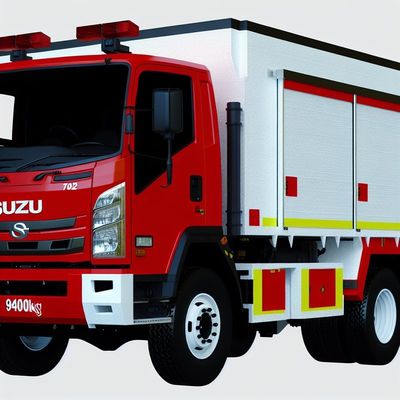 ISUZU Foam Fire Truck 9400Kg Chassis 2000kg Foam Capacity